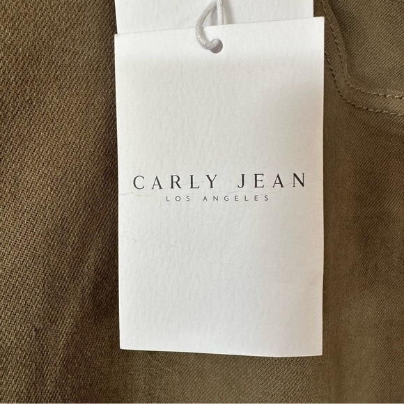 Carly Jean Los Angeles Classic High-Rise Wide Leg Pants 3X‎ - Khaki Green - NWT - Picture 5 of 13